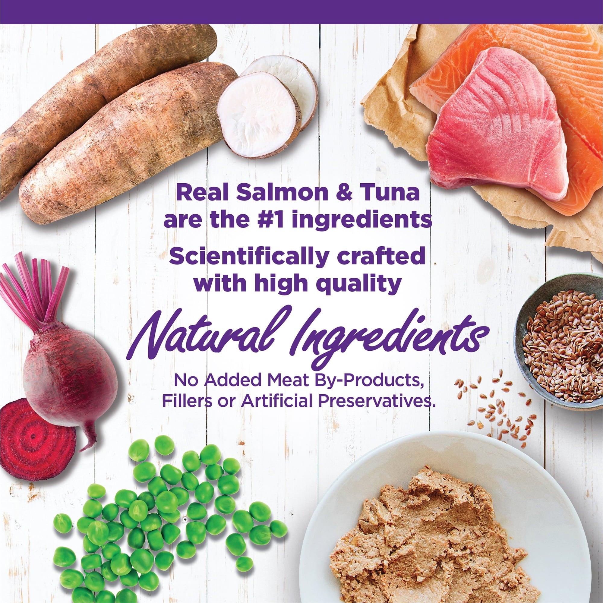 Wellness Complete Health Age Advantage Senior Wet Cat Food, Tuna & Salmon Pate, 7+ Years Old, 3 Ounce Can (Pack of 24)
