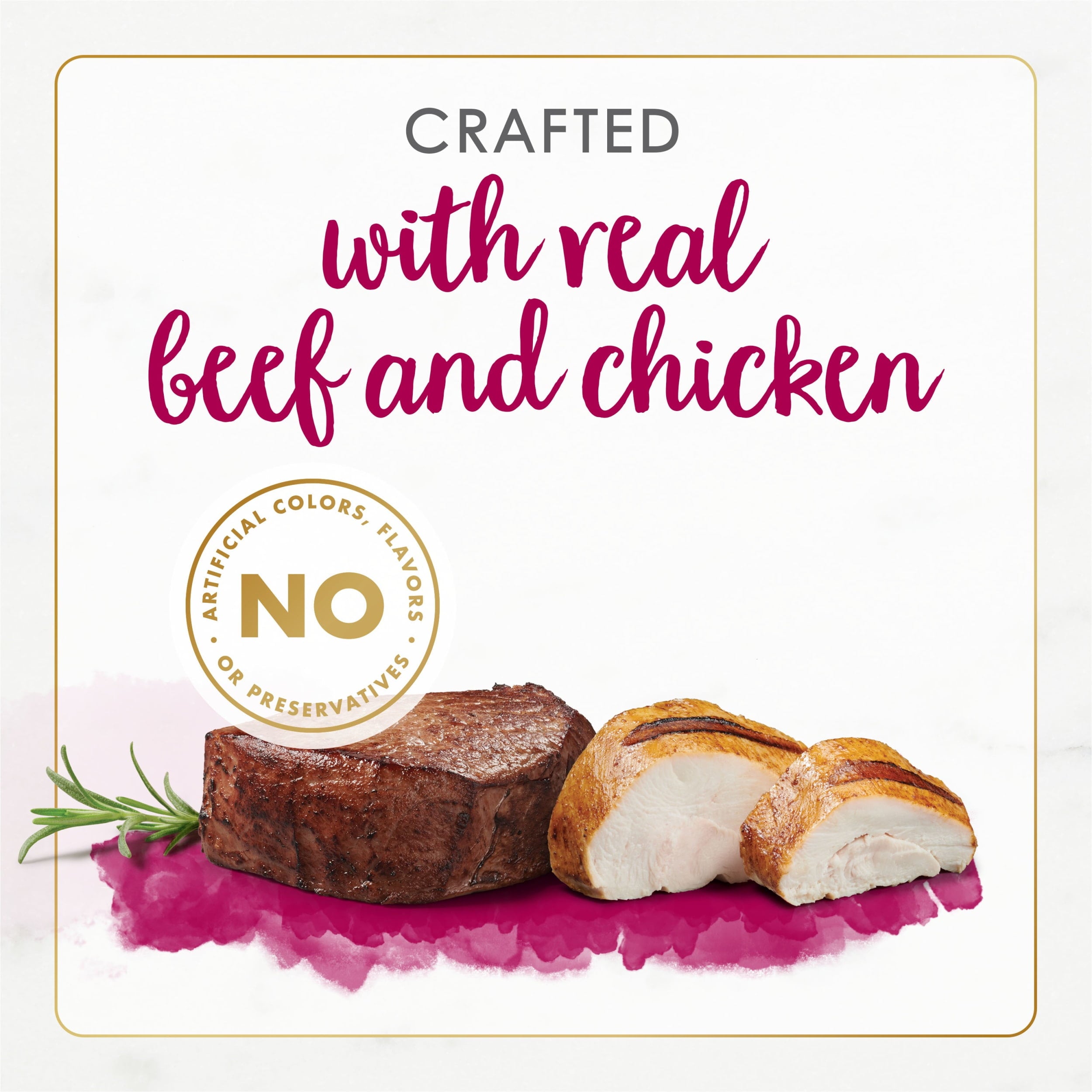 Purina Fancy Feast Gourmet Naturals, Wet Cat Food, Chicken & Beef in Gravy, 3 oz Cans (12 Pack)
