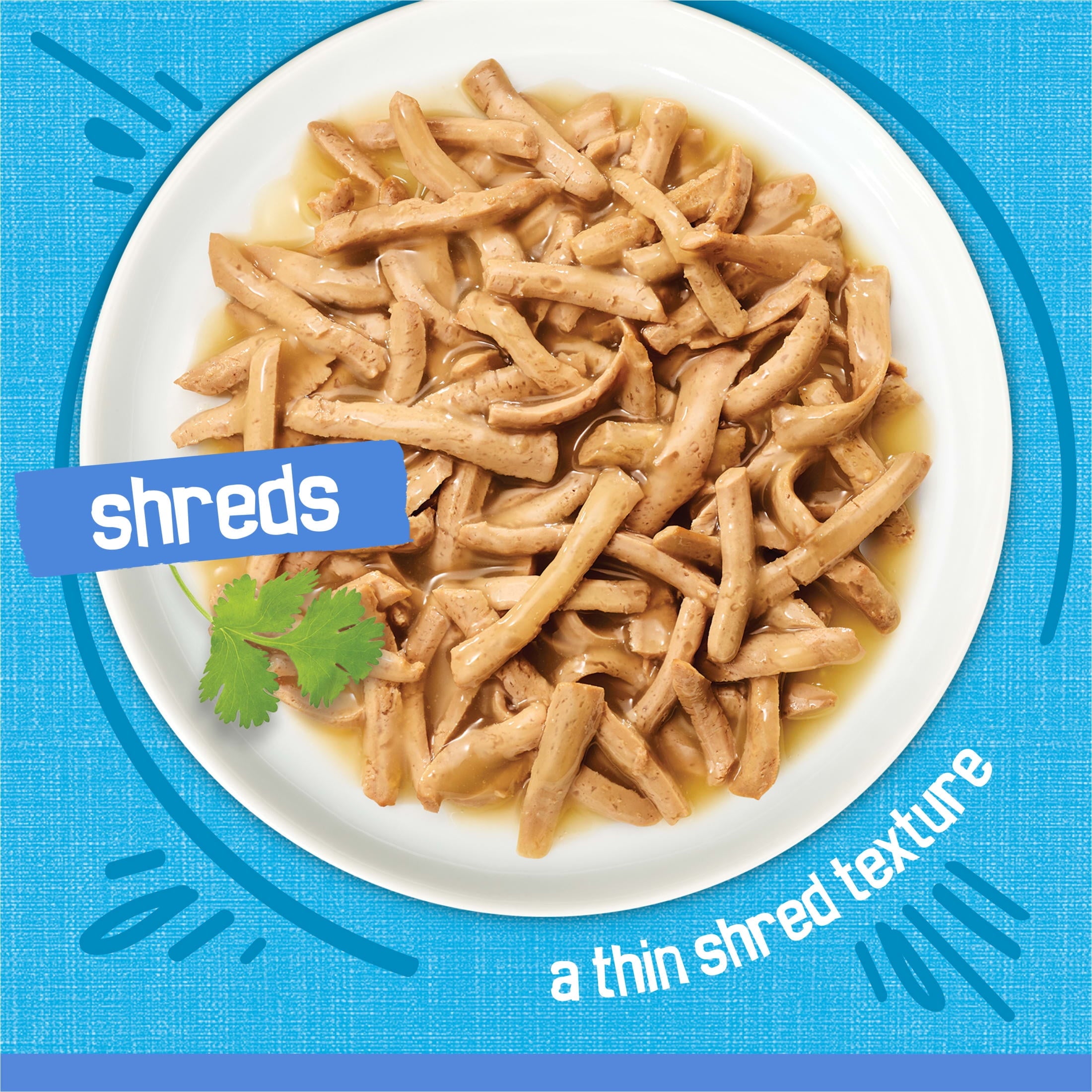 Purina Friskies Shreds With Ocean Whitefish and Tuna in Sauce, Wet Cat Food, 5.5 oz Can