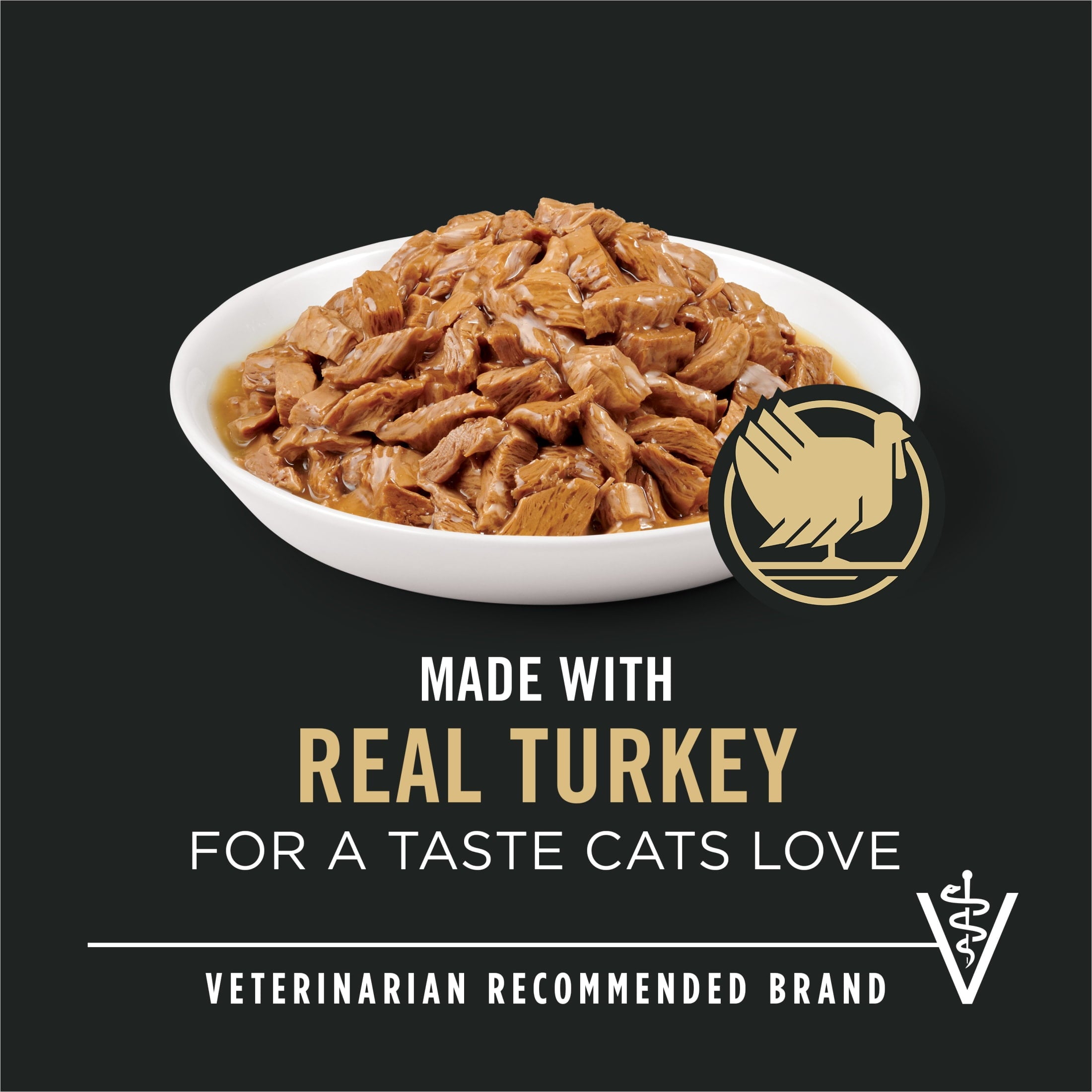 Purina Pro Plan Indoor Balance Turkey Cat Food Wet Entree in Gravy, 3 oz Can