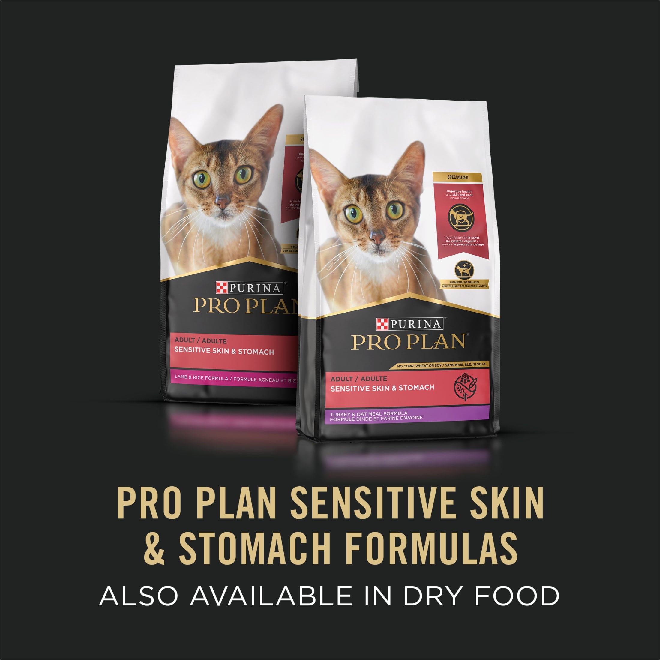 Purina Pro Plan, Grain-Free Duck Entree, Wet Cat Food, 3 oz Cans, 24 Pack