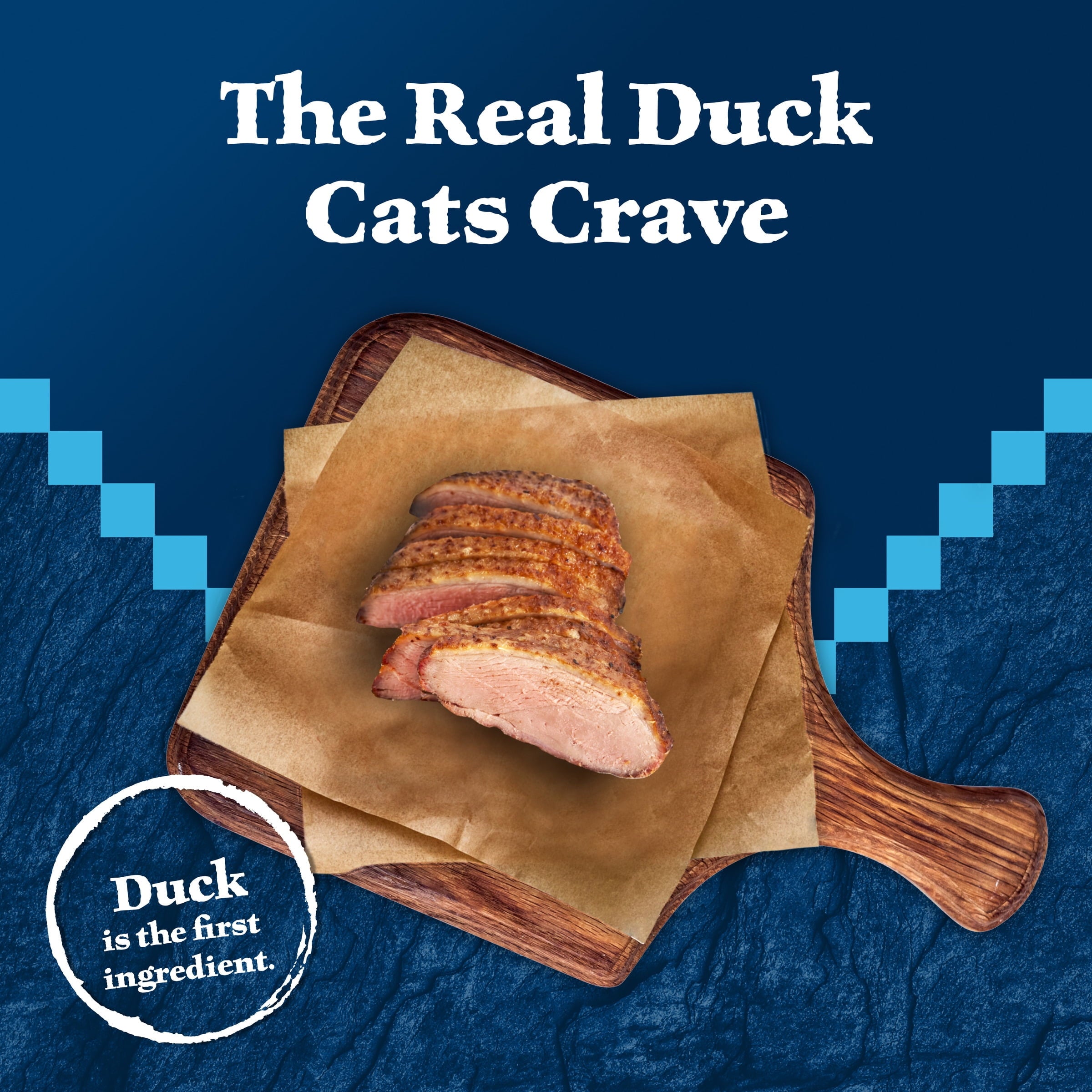 (3 pack) Blue Buffalo Wilderness High-Protein Adult Cat Wet Food, Duck, 3-oz. Can