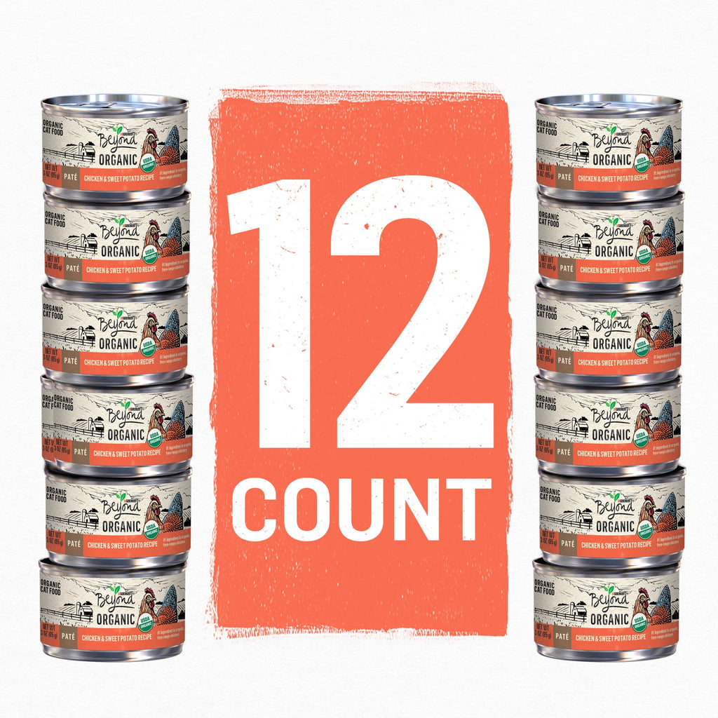 Purina Beyond, Chicken & Sweet Potato, Wet Cat Food Pate, 3 oz Cans, (12 Count)