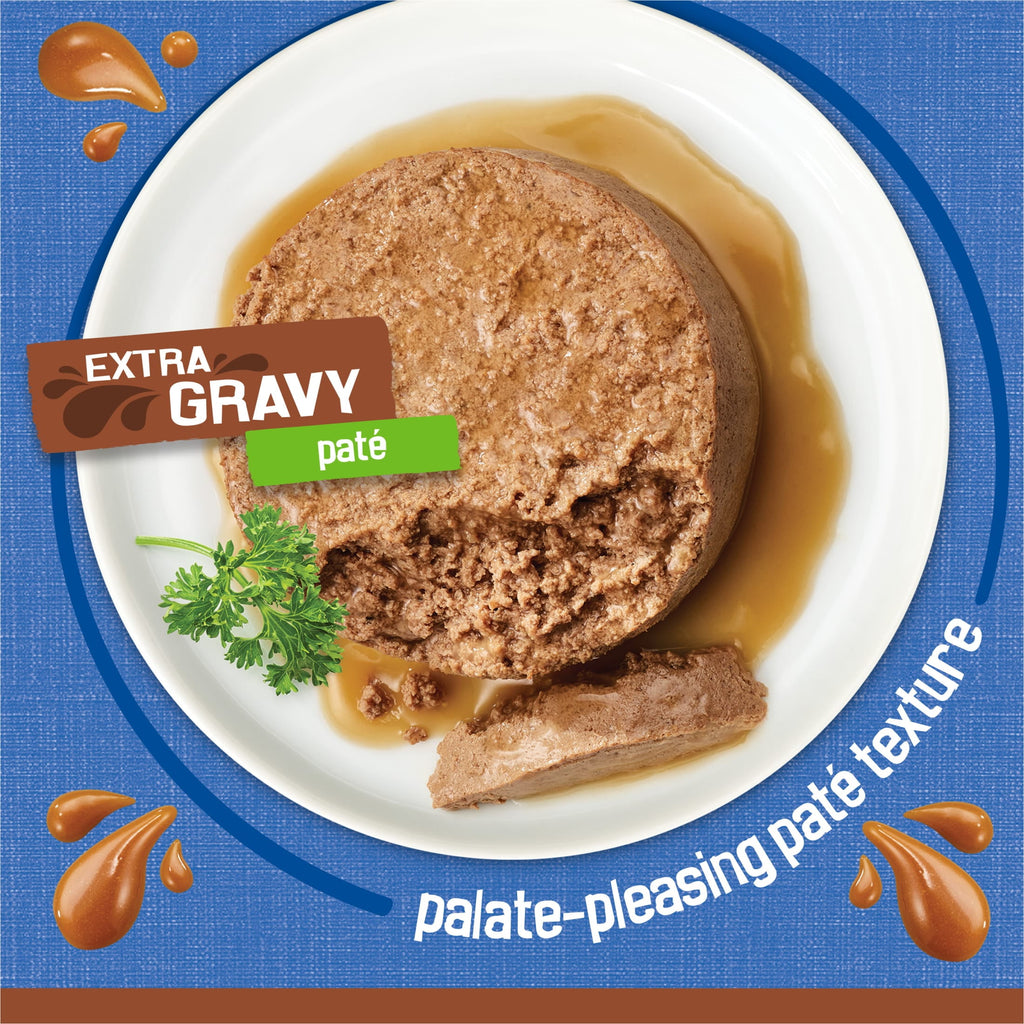 (12 pack) Purina Friskies Wet Cat Food Gravy Pate, Tuna, Wet Cat Food, 5.5 oz. Can