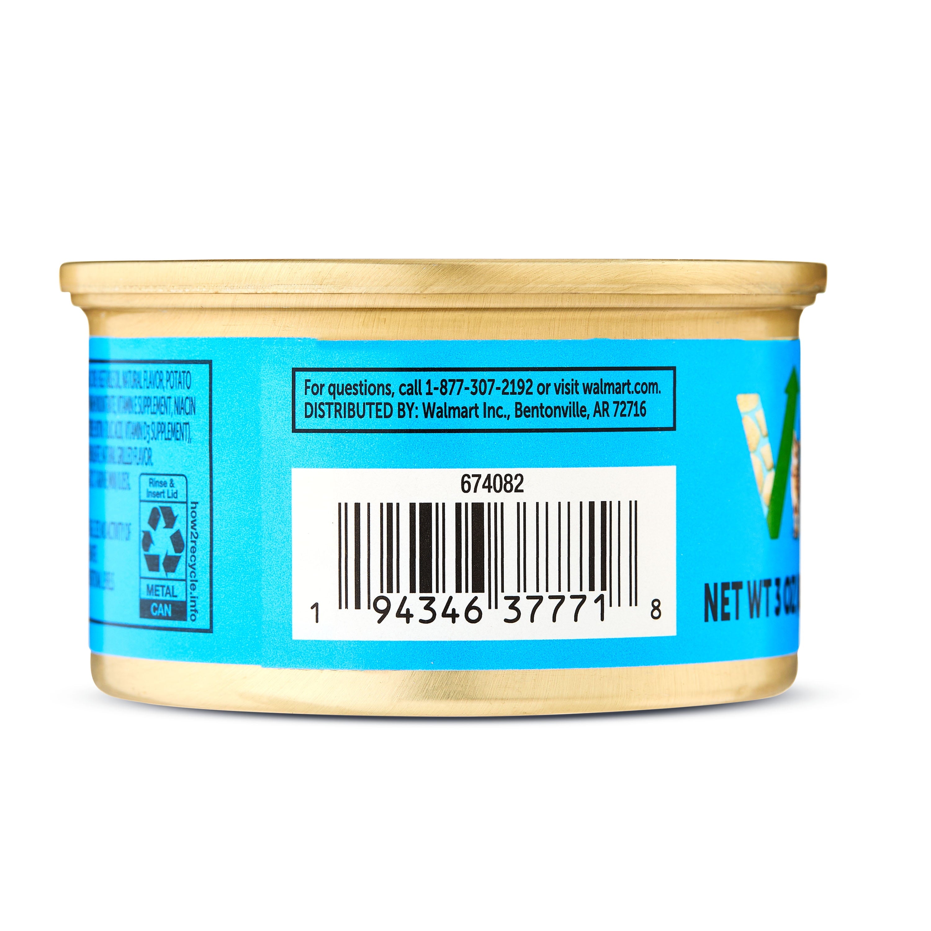 (8 pack) Vibrant Life Seafood Dinner Grilled Flavor in Gravy Wet Cat Food, 3 oz Can