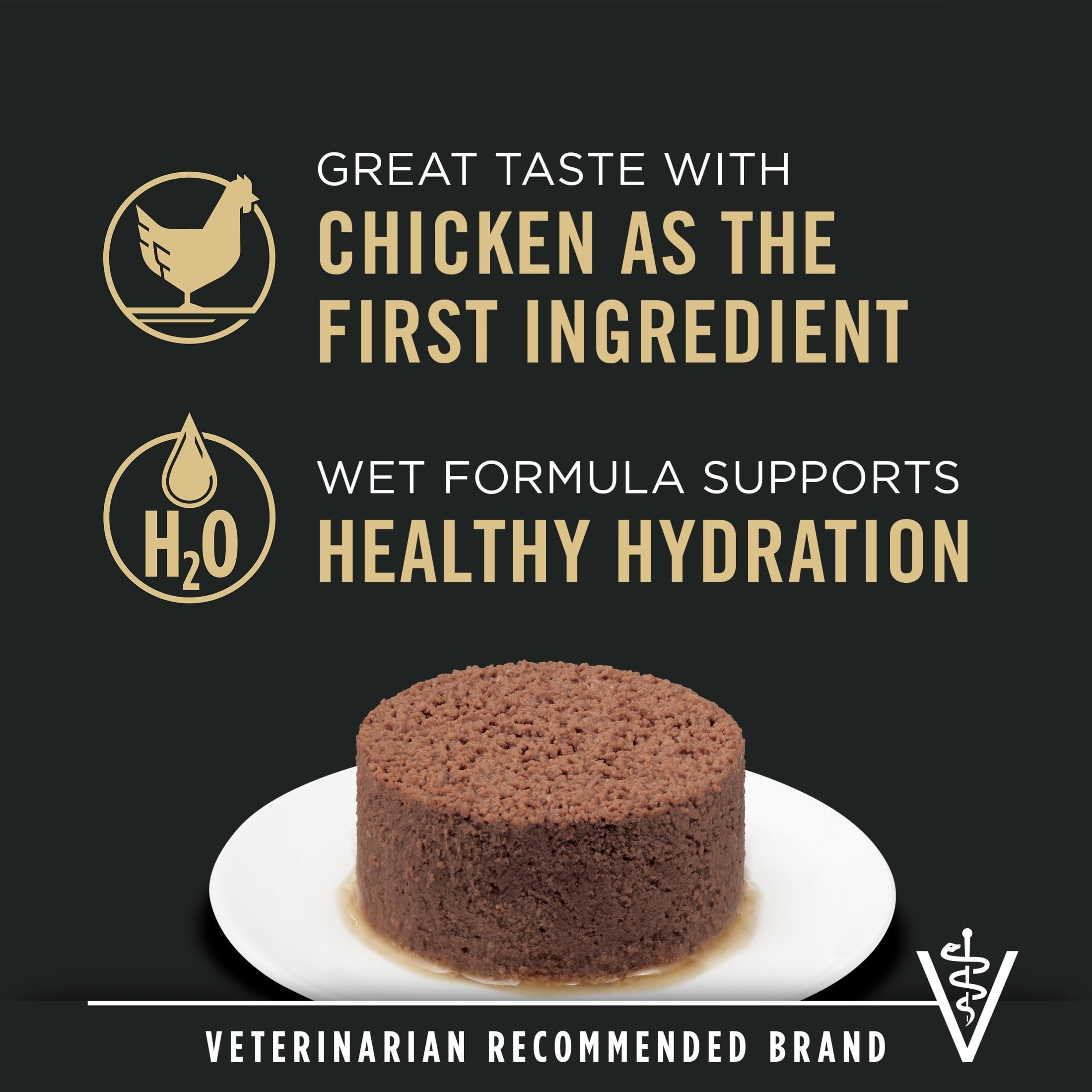 Purina Pro Plan Vital Systems Chicken Entree Wet Kitten Food 4-in-1 Muscles, Brain, Immune and Bone, 3 oz Can