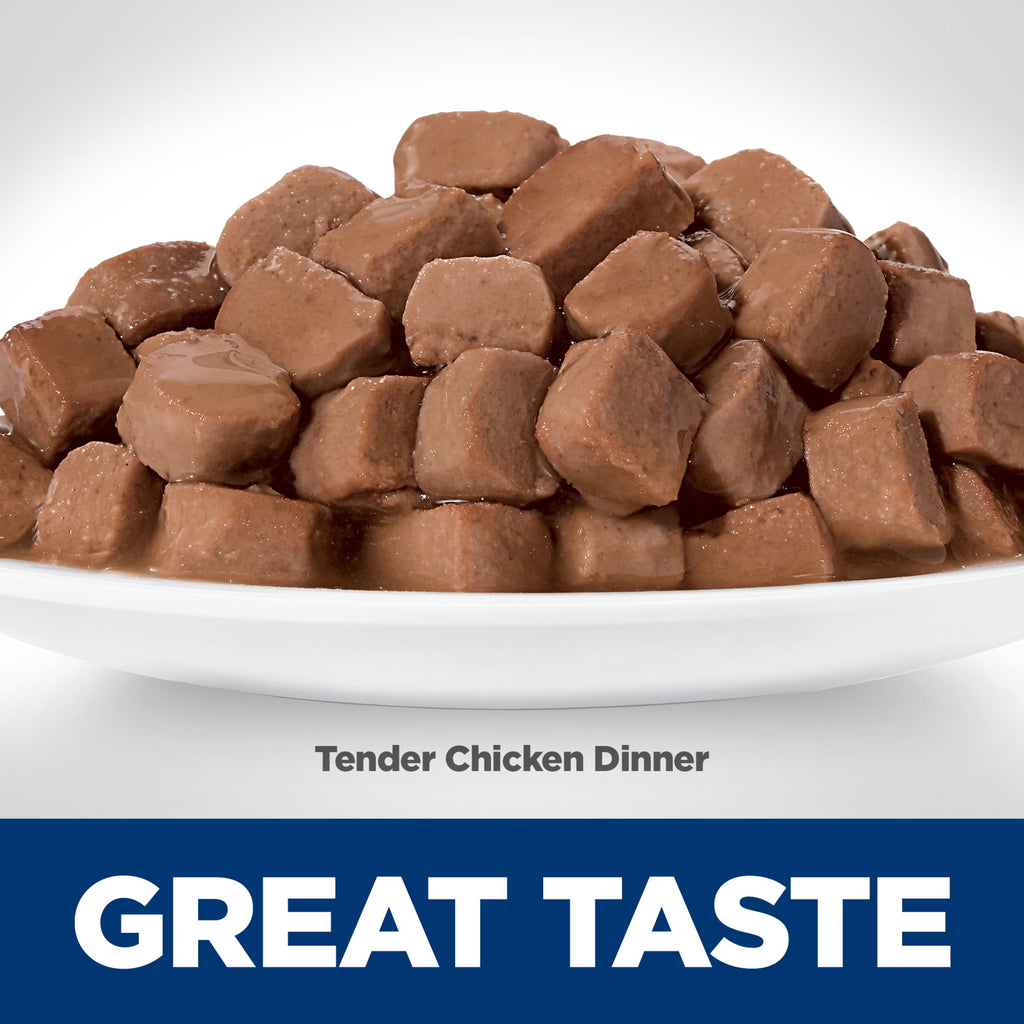 Hill's Science Diet Tender Chicken Dinner Wet Cat Food, 2.8oz Pouch 24pk