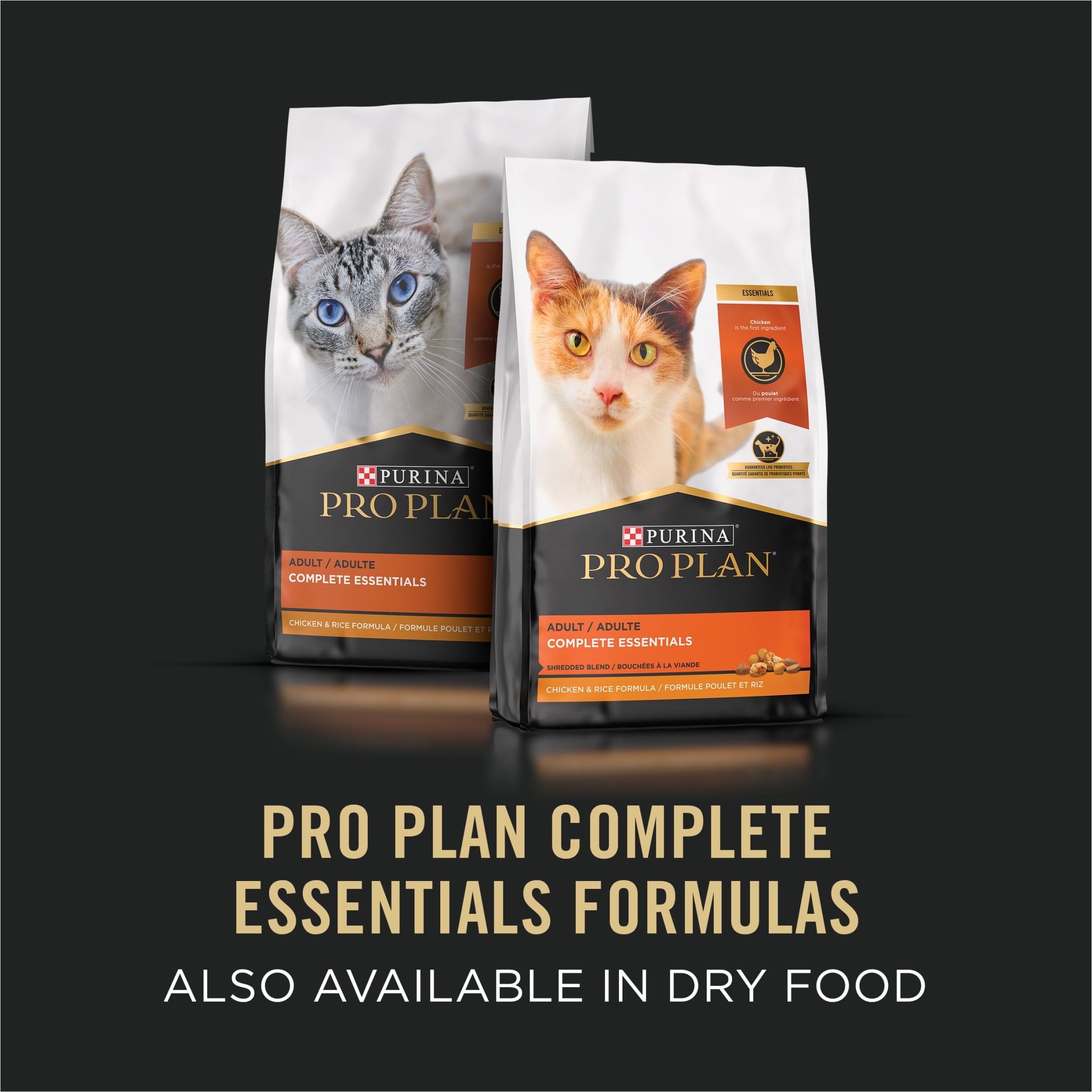Purina Pro Plan, Grain Free Chicken and Spinach, Wet Cat Food, 3 oz Cans, 24 Pack
