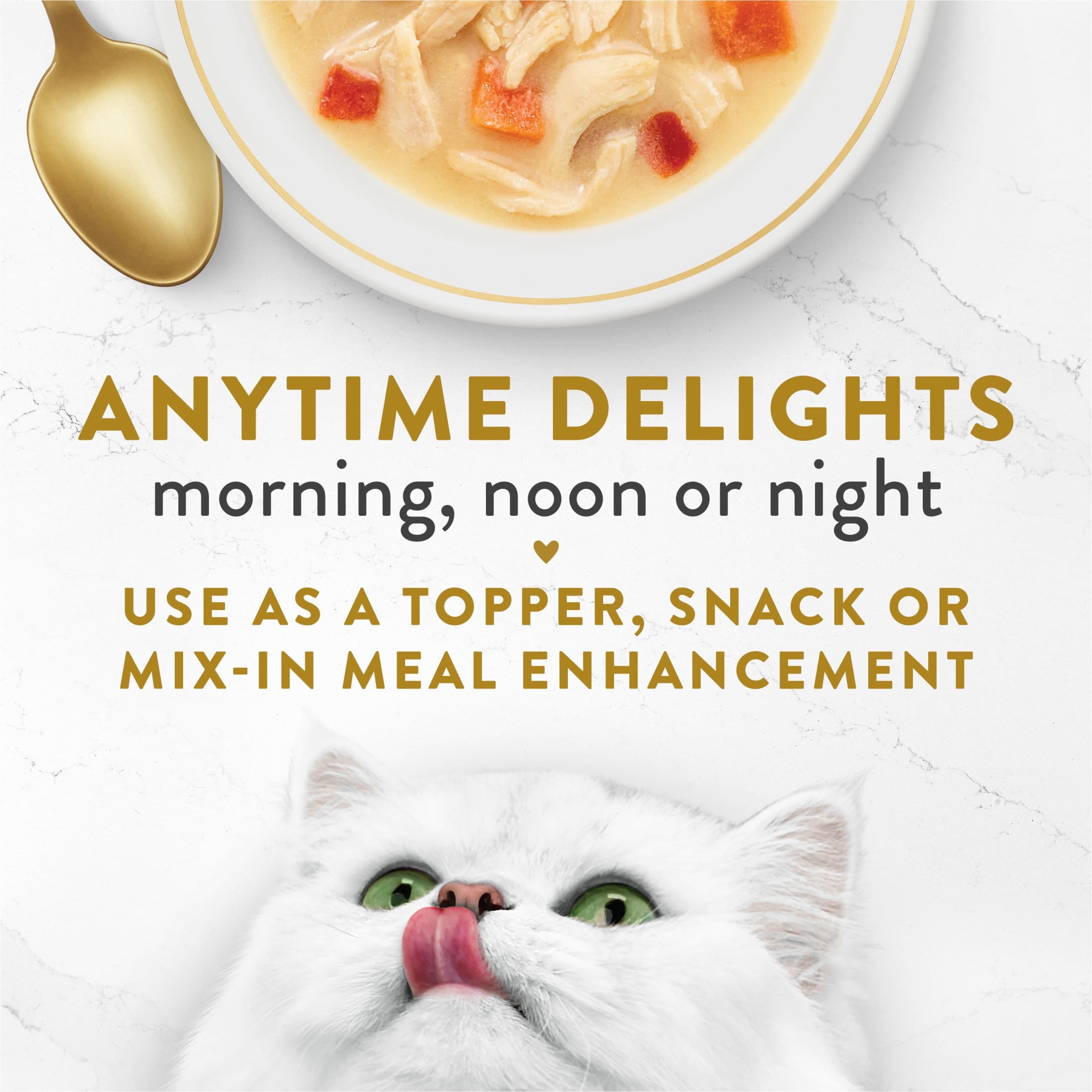 Purina Fancy Feast Broths Kitten Food, Wet Cat Food, Creamy Chicken & Veggies, 1.4 oz Tubs (16 Pack)