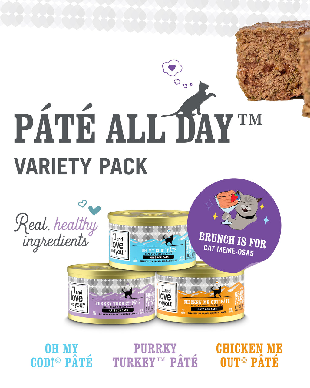 "I and love and you" Pate All Day Variety Pack