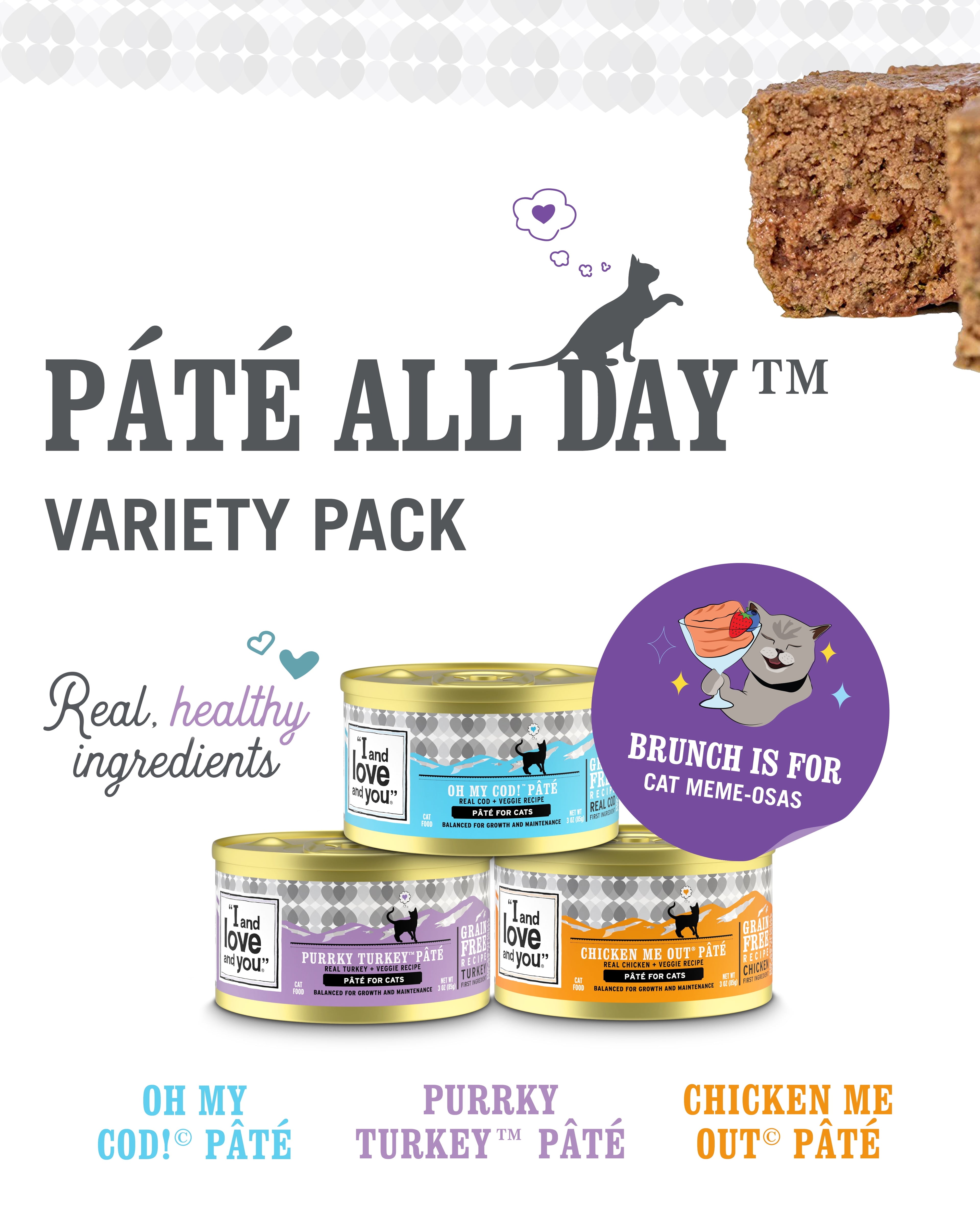 "I and love and you" Pate All Day Variety Pack