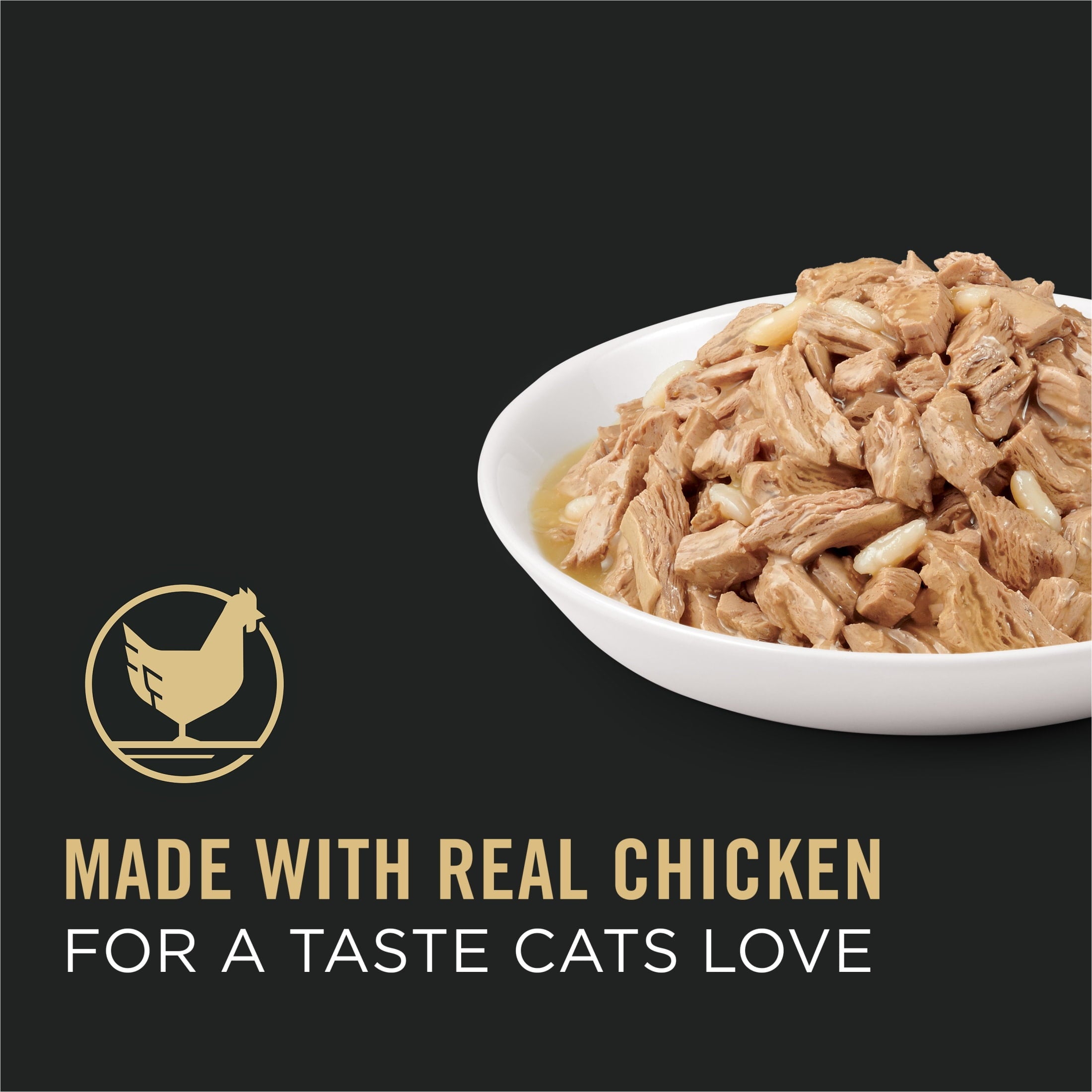 Purina Pro Plan Complete Essentials, Wet Cat Food, Chicken Rice, 3 oz Cans, 24 Pack