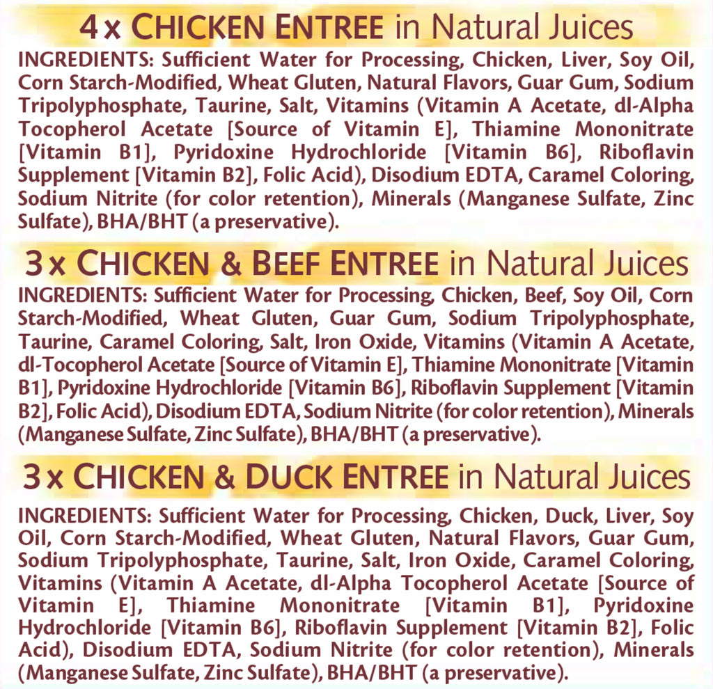 WHISKAS PURRFECTLY Chicken Variety Pack Wet Cat Food 3 Ounces (10 Count)