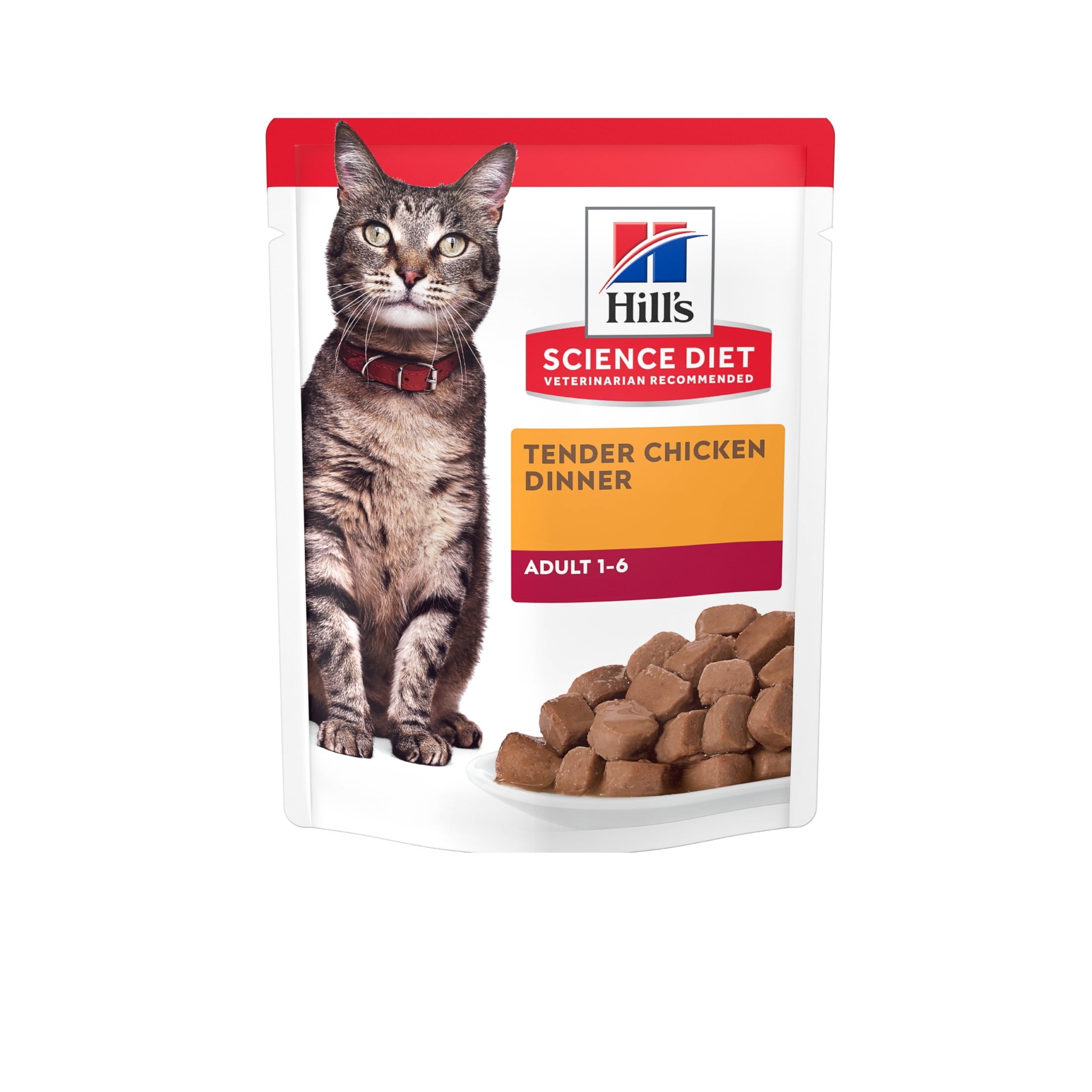 Hill's Science Diet Tender Chicken Dinner Wet Cat Food, 2.8oz Pouch 24pk