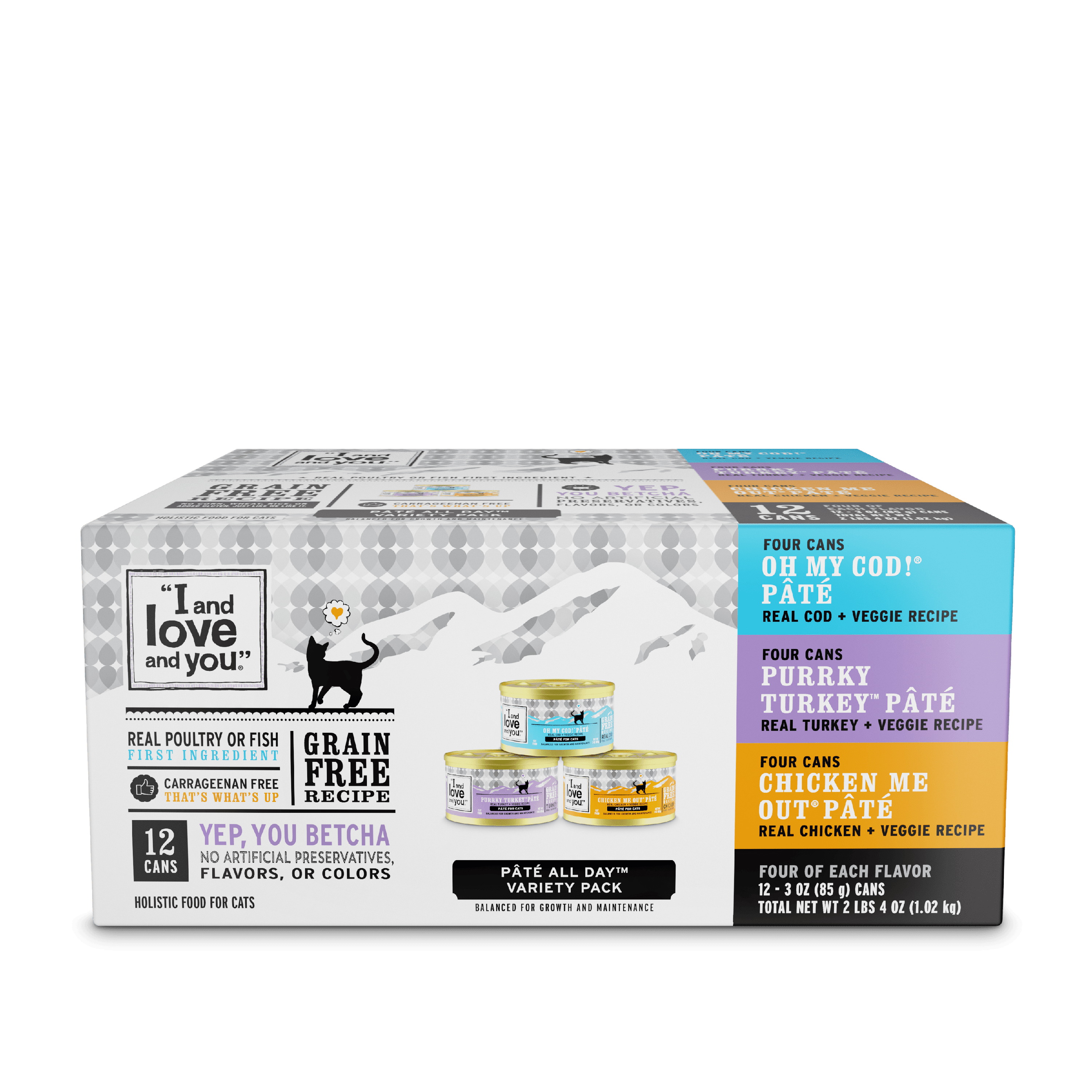 "I and love and you" Pate All Day Variety Pack