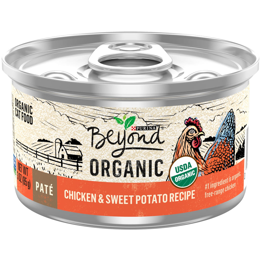 Purina Beyond, Chicken & Sweet Potato, Wet Cat Food Pate, 3 oz Cans, (12 Count)