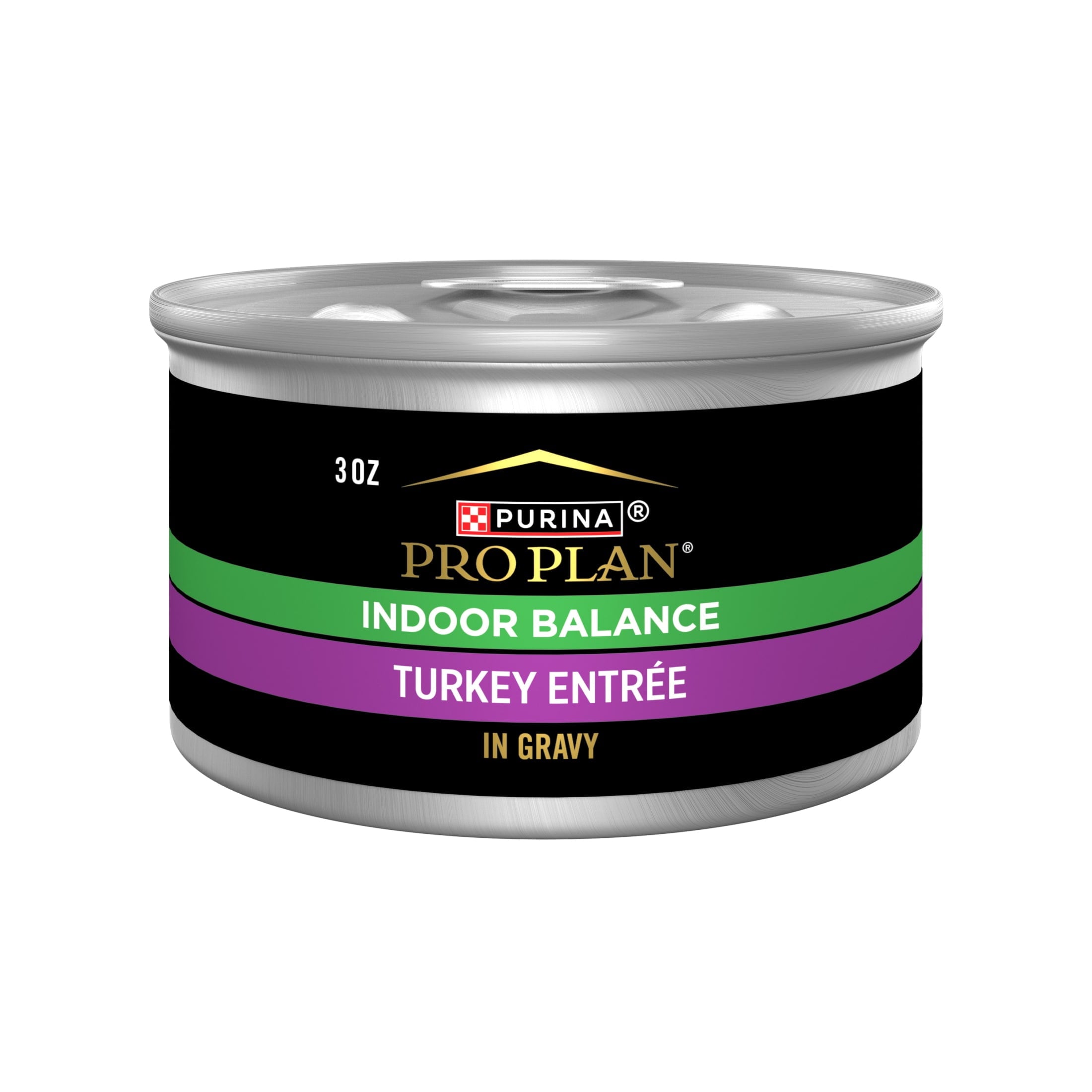 Purina Pro Plan Indoor Balance Turkey Cat Food Wet Entree in Gravy, 3 oz Can