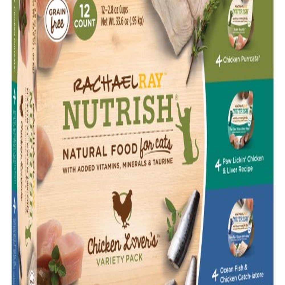 Rachael Ray Nutrish Natural Wet Cat Food Variety Pack (Pack of 18)
