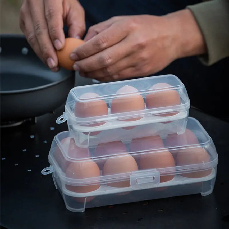 Outdoor Shockproof Egg Box Storage Box, Portable Camping Shatterproof