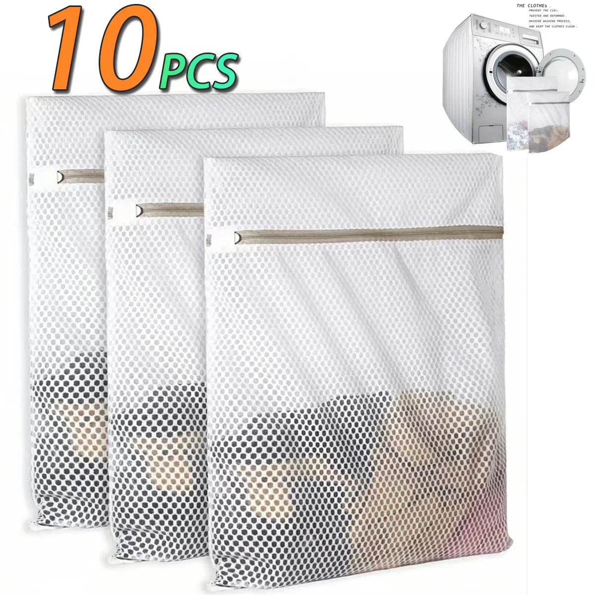 Honeycomb Mesh Laundry Bags For Delicates,Net Fabric Durable And