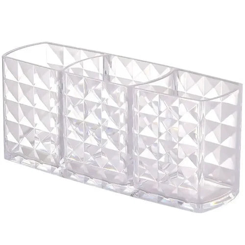 1PC Clear Acrylic Makeup Brush Holder Desk Cosmetic Organiser Lipstick
