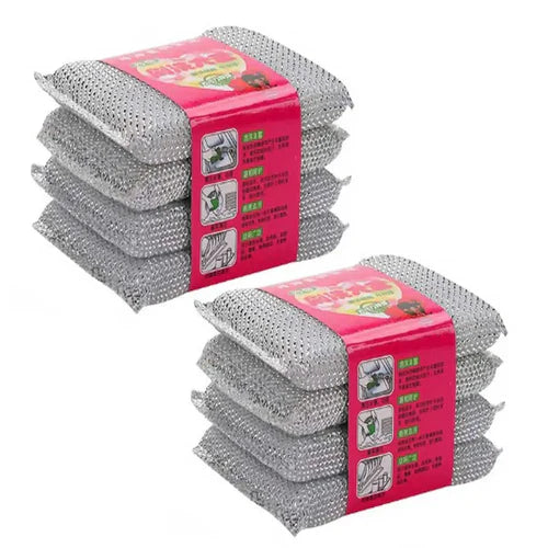 4pcs Kitchen Dishwashing Sponge Does Not Hurt Pot Brush Pot Artifact