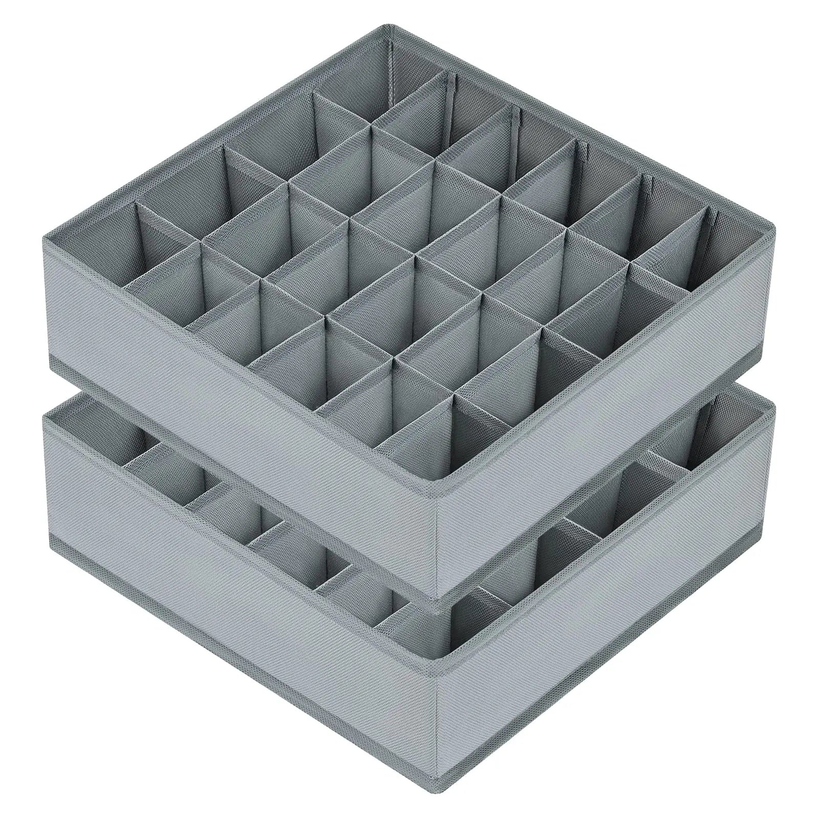Sock Drawer Organizer Divider Underwear 24 Cell Closet Organizers