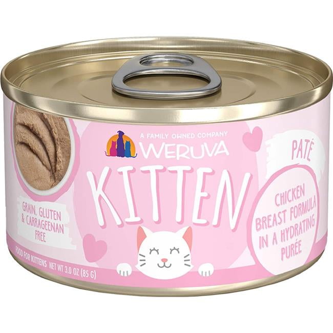Weruva 810028242821 3 oz Kitten Puree Chicken Cat Treat