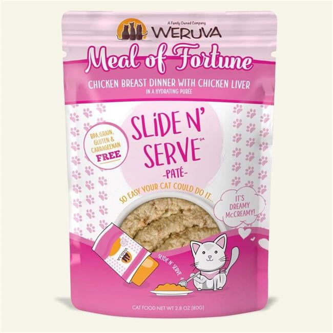 Weruva  5.5 oz Cat Slide & Serve Meal of Fortune Food
