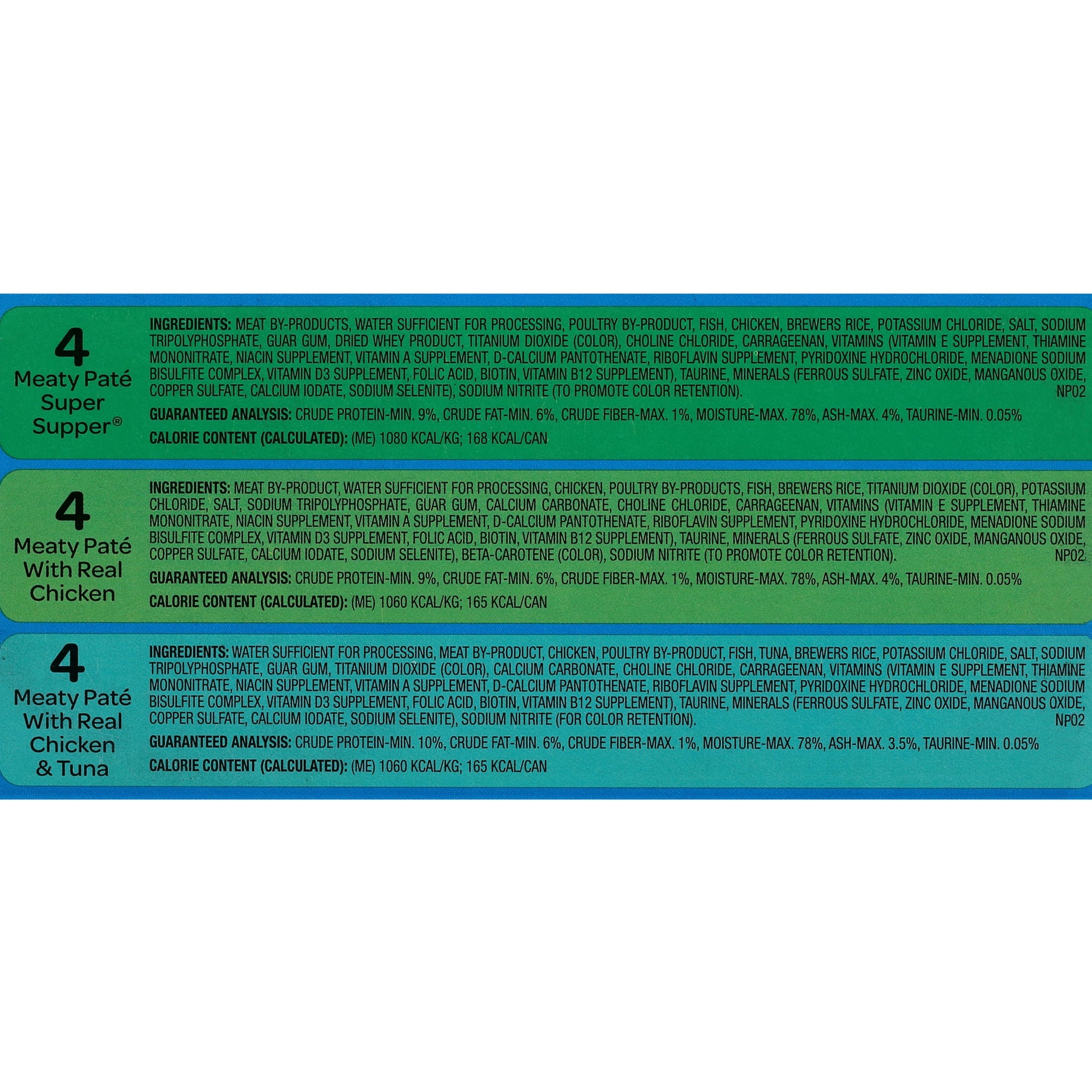 9Lives Paté Favorites Variety Pack Wet Cat Food, 5.5-Ounce Cans, 12-Count
