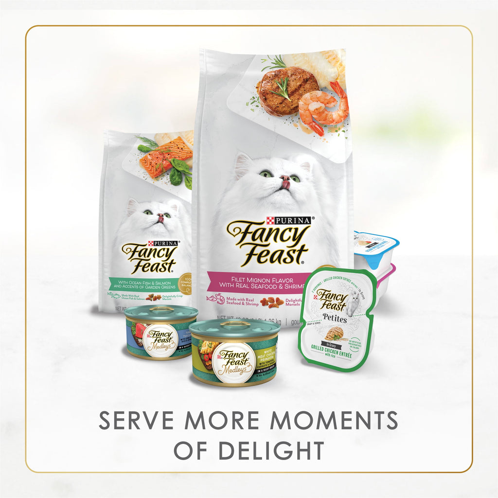 Purina Fancy Feast Gravy Lovers Wet Cat Food, Seared Salmon in Gravy, 3 oz Can