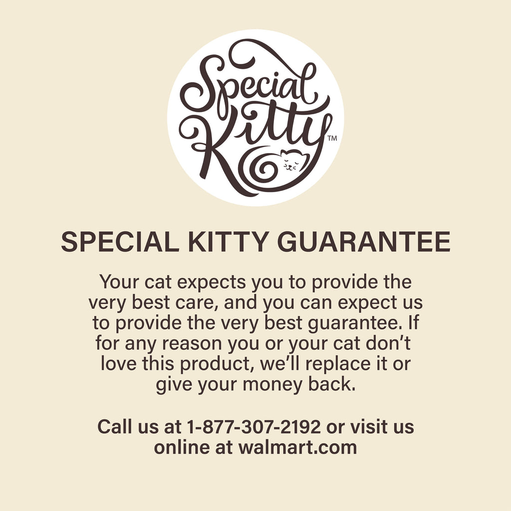 Special Kitty Poultry & Beef Cuts in Gravy Wet Cat Food Variety Pack, 5.5 oz Cans (40 Pack)