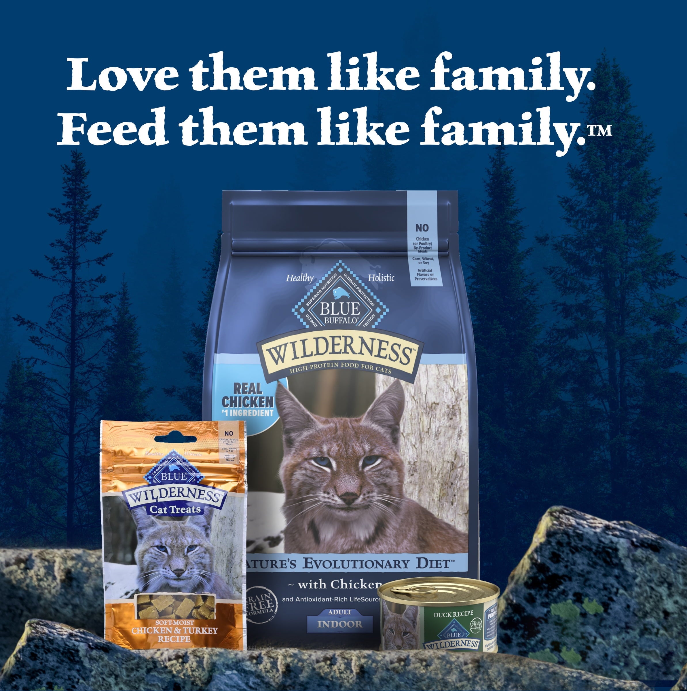 (3 pack) Blue Buffalo Wilderness High-Protein Adult Cat Wet Food, Duck, 3-oz. Can