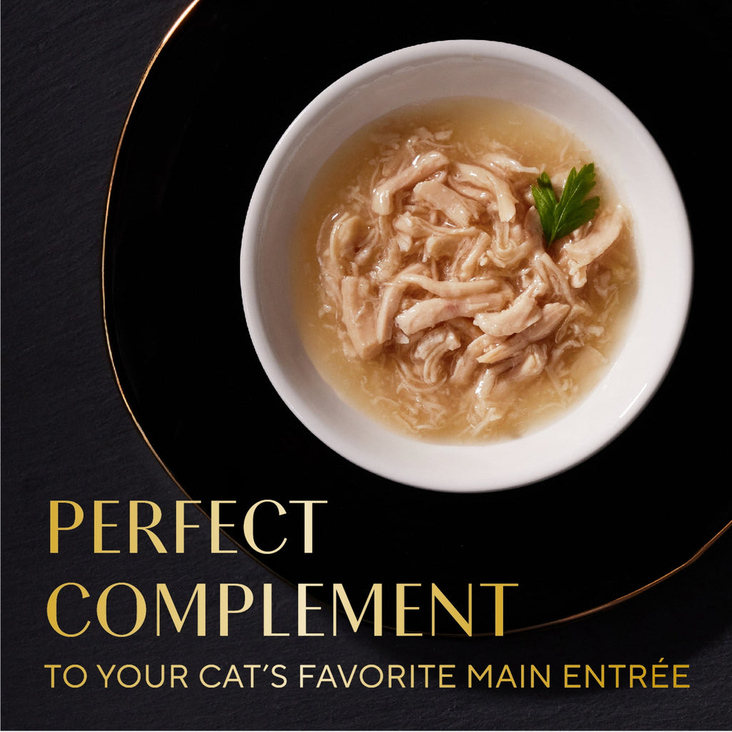 Sheba Selections Filets In Broth Chicken & Tuna Flavor Wet Cat Food Meal Complement, 1.3 Oz Cup (8 Pack)