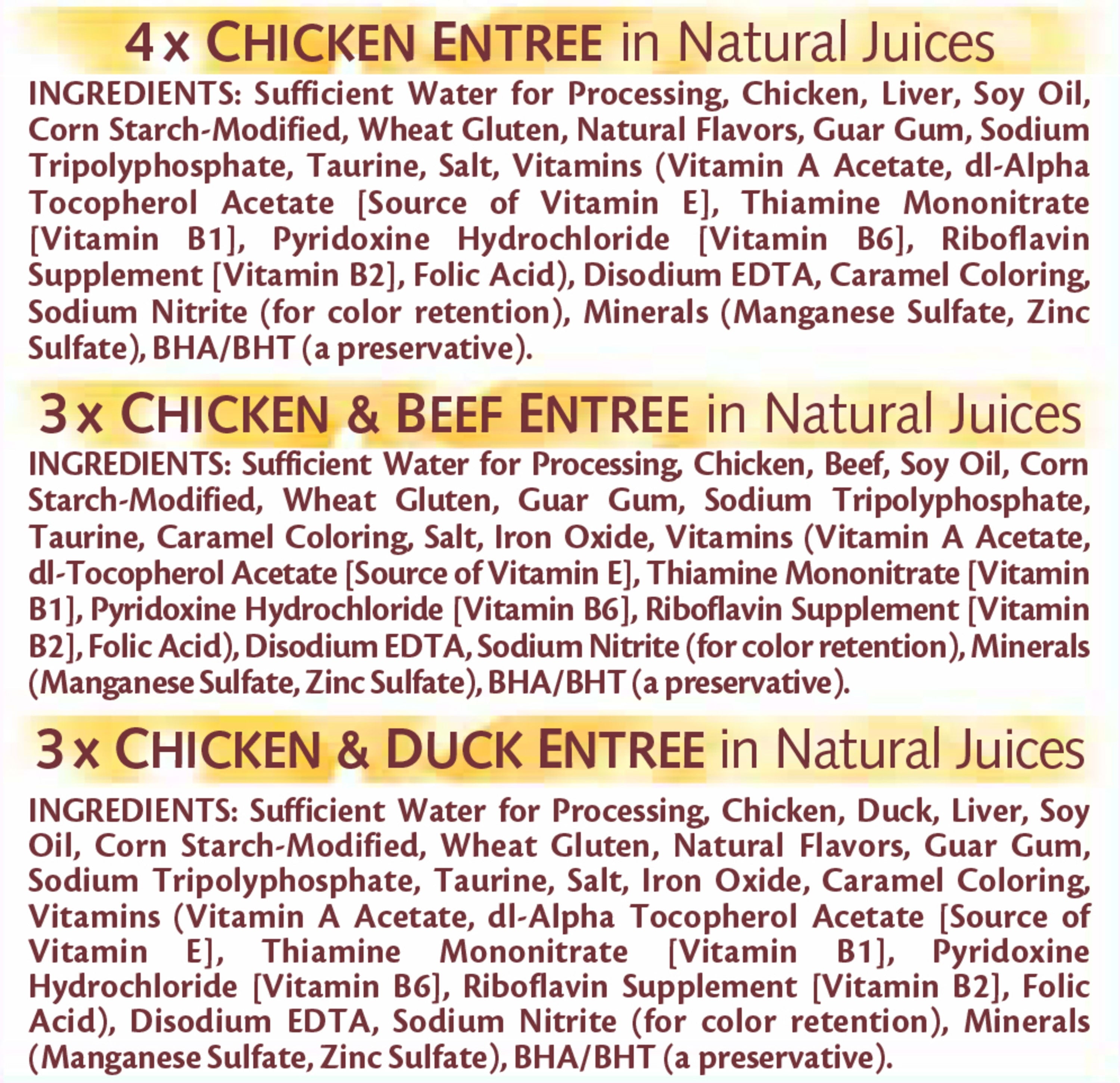 WHISKAS PURRFECTLY Chicken Variety Pack Wet Cat Food 3 Ounces (10 Count)