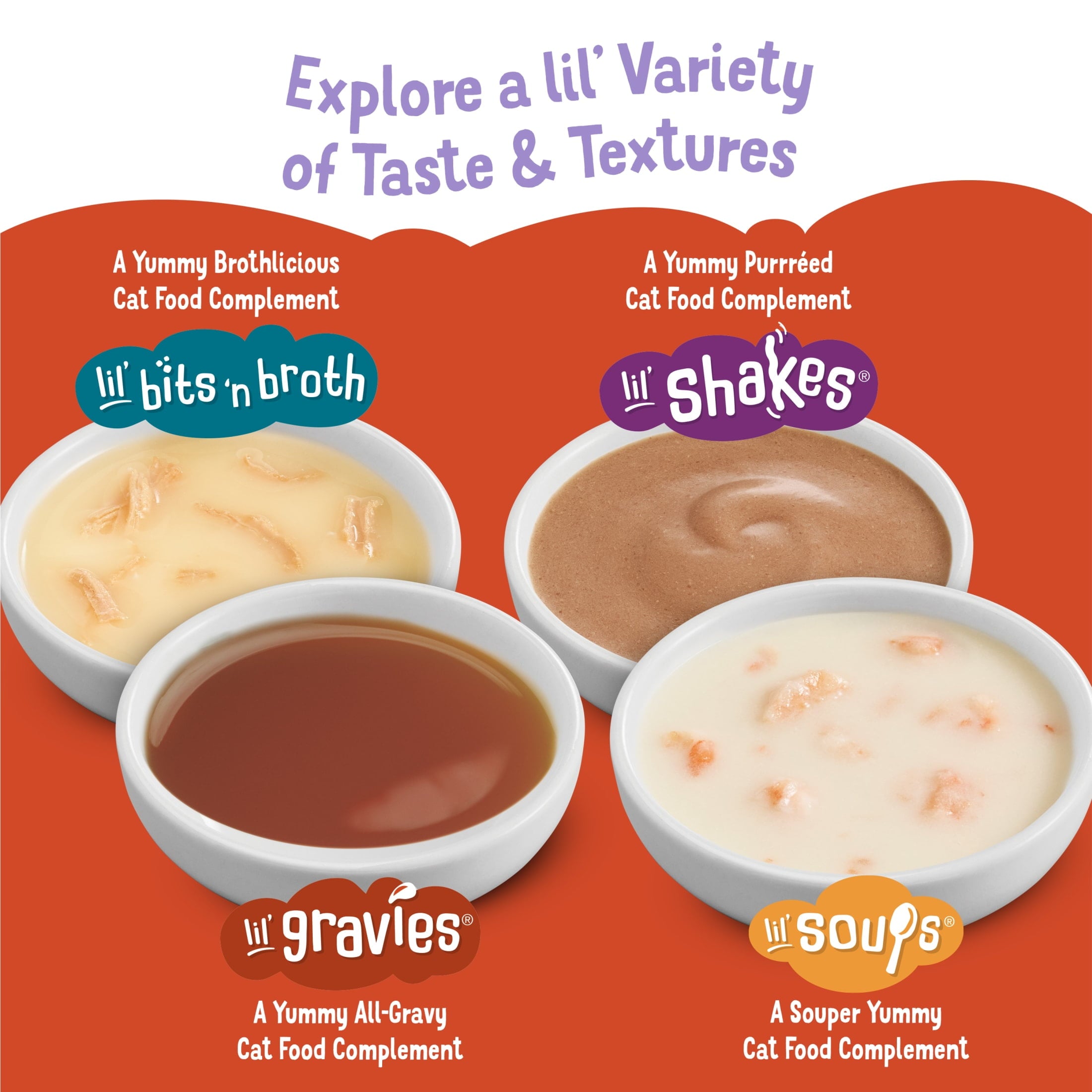 (6 pack) Purina Friskies Lil Gravies, Roasted Turkey Flavor Gravy, Wet Cat Food, 1.55 oz. Pouch