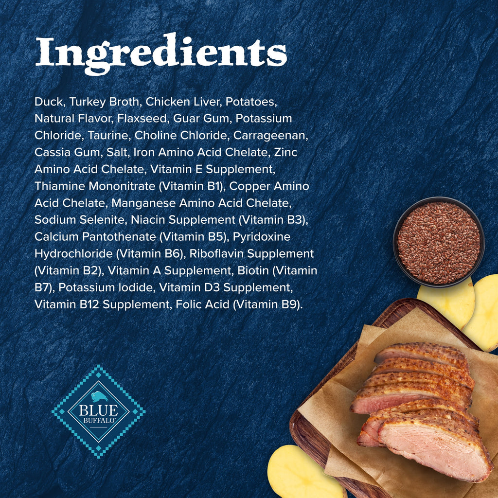 Blue Buffalo Wilderness High-Protein Adult Cat Wet Food, Duck, 3-oz. Can