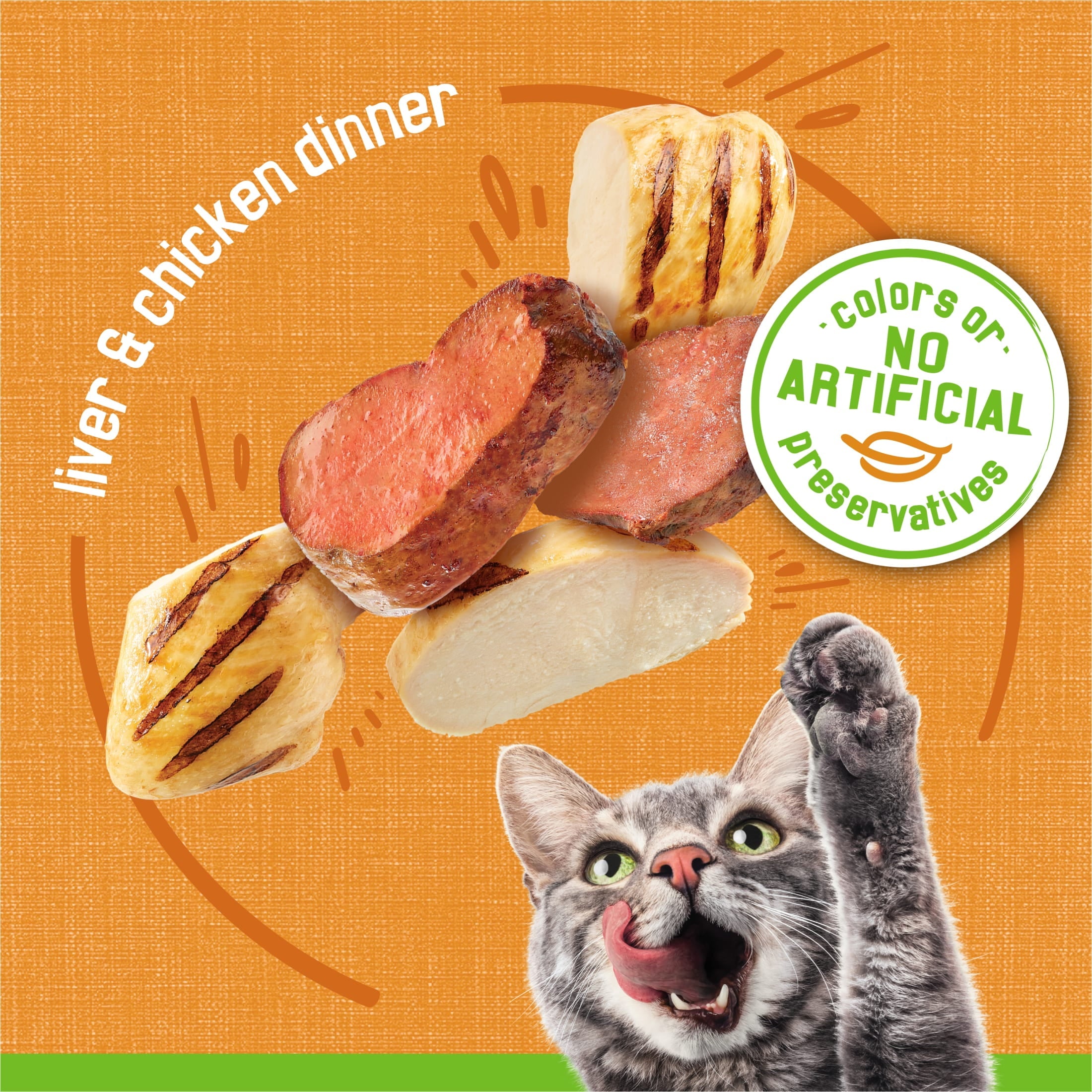 (12 pack) Friskies Pate, Liver & Chicken Dinner, Wet Cat Food, 5.5 oz Can