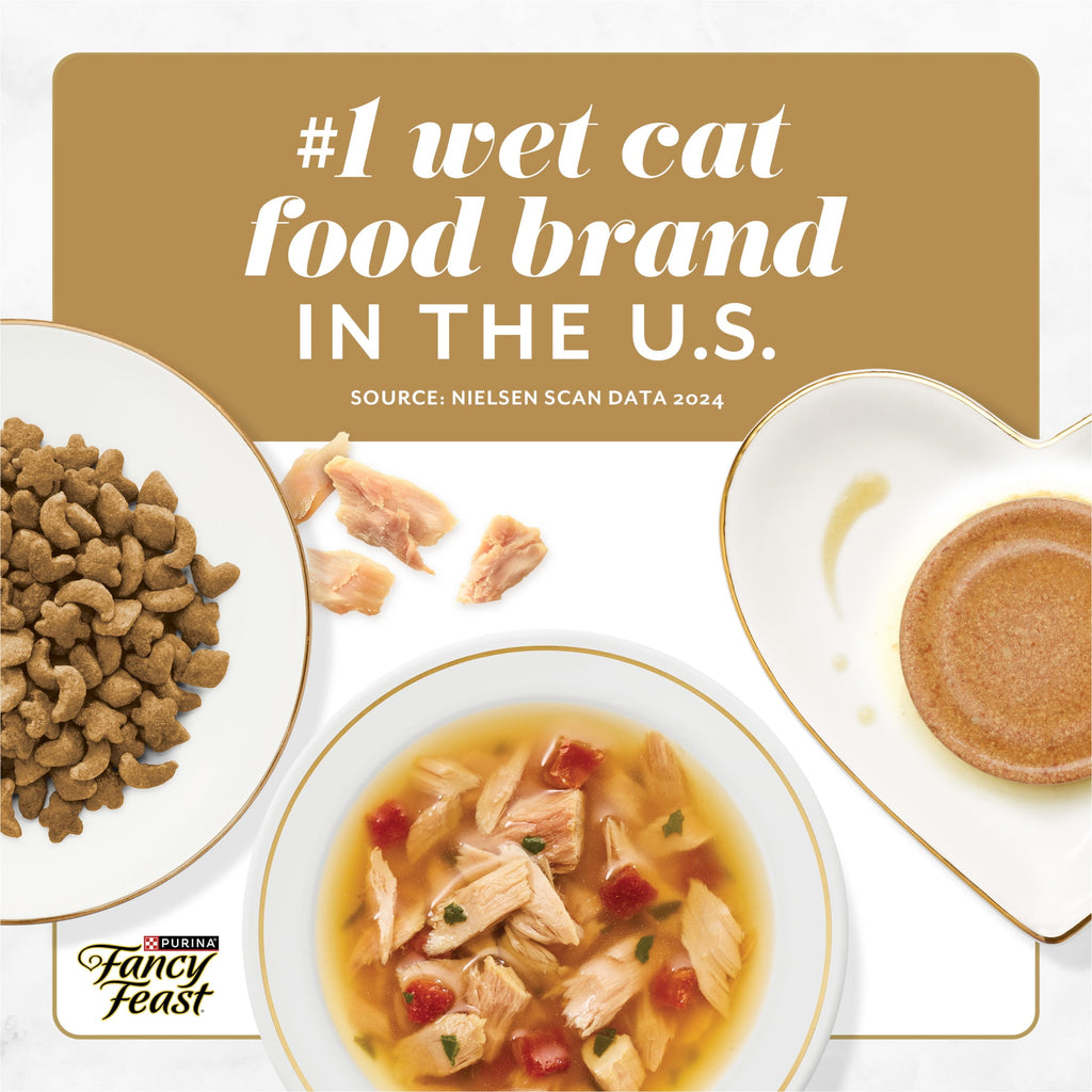 (12 pack) Purina Fancy Feast Petites Tender Beef Entree With Carrots in Gravy Gourmet Wet Cat Food Pate